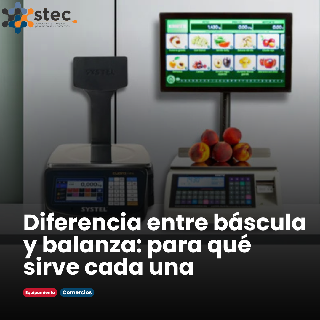 Diferencia entre báscula y balanza: para qué sirve cada una