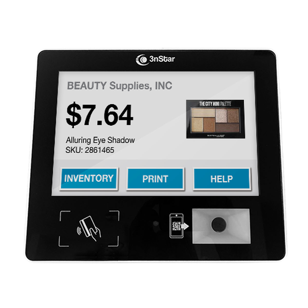 Micro Kiosco verificador de precios 3nstar K10 10" J6412; 4gb; ssd 120gb