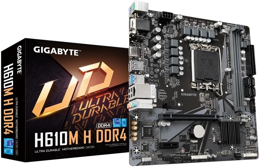 Motherboard Gigabyte H610m H Ddr4 Socket 1700 rev.1.2 Micro ATX