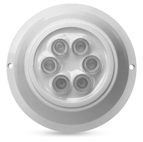 Kit Combo 2 Luces led pileta Mahled policarbonato blanca 20w