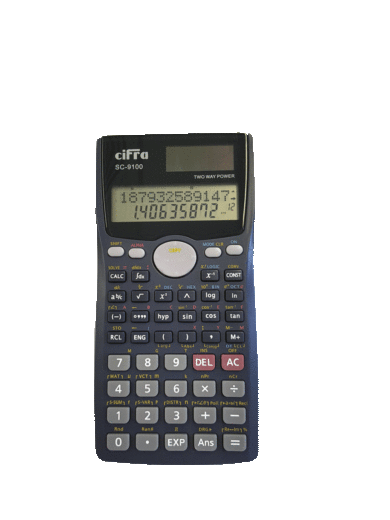 Calculadora Cifra Sc-950 Cientifica 242 Funciones Con Tapa
