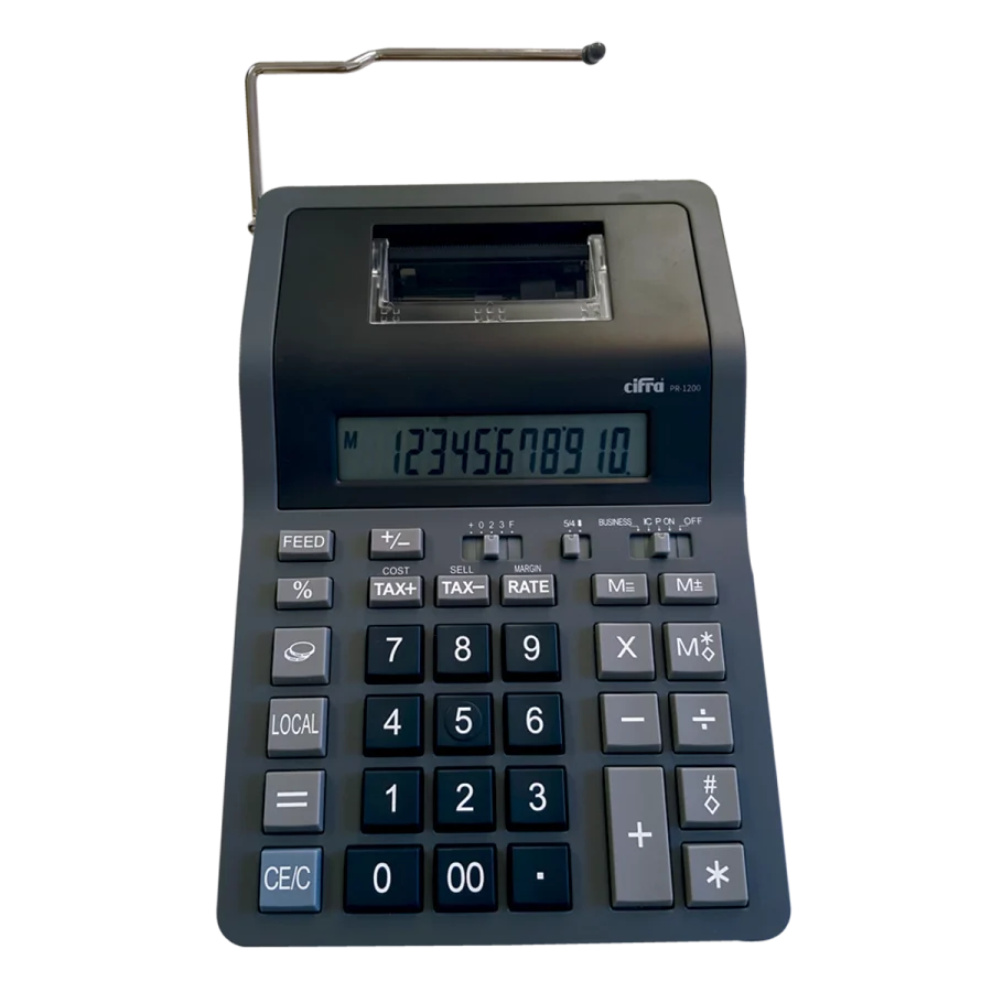 Calculadora Impresora Cifra Pr-226 12 Dígitos Visor Lcd Bicolor 220v