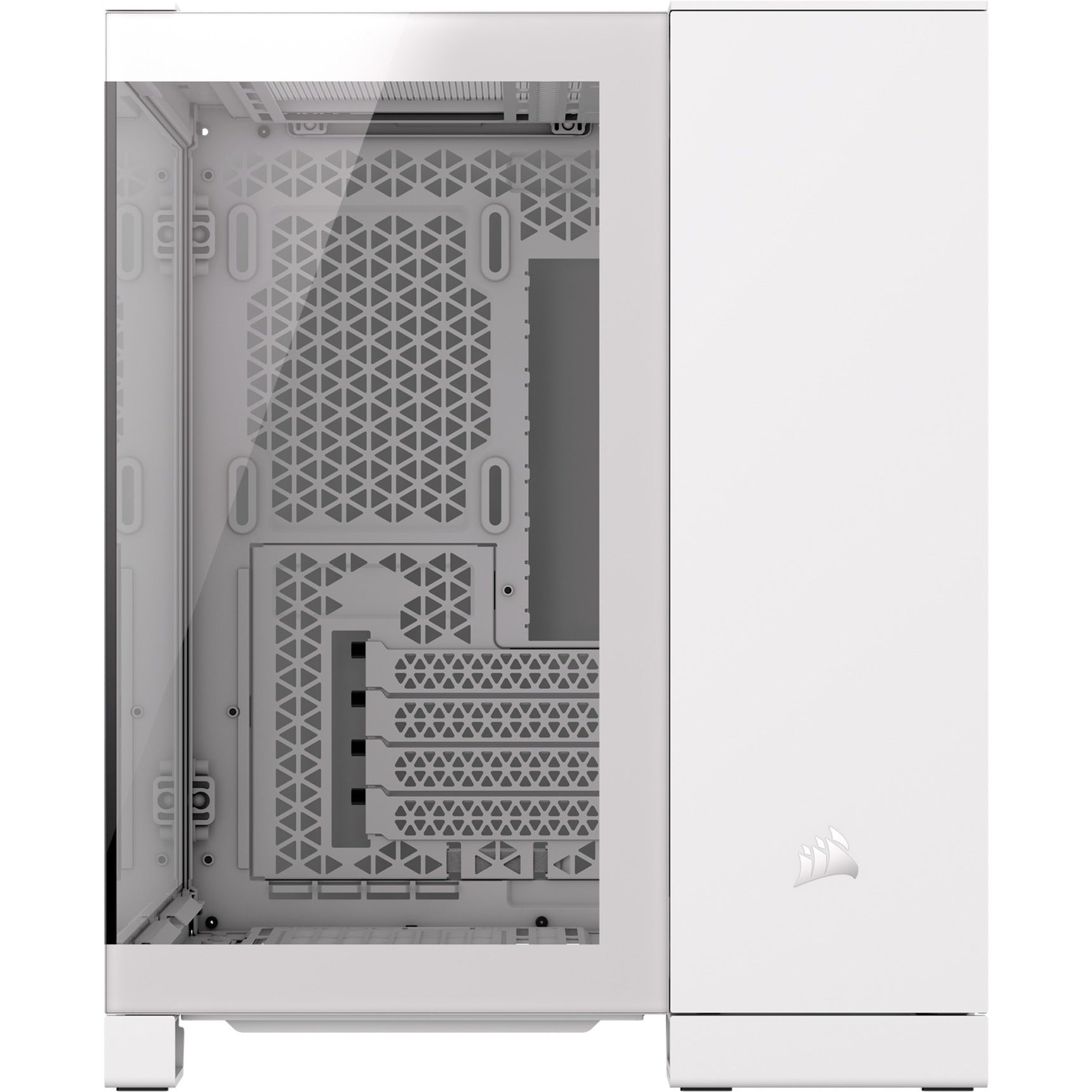 Gabinete Gamer Corsair 2500x Dos Cámaras Semitorre Blanco