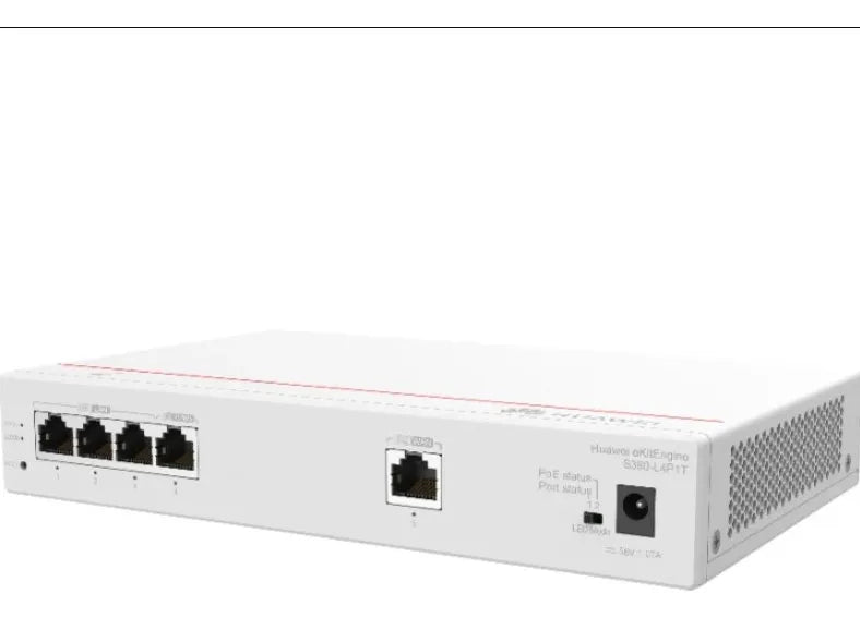 Switch Router Huawei S380-L4P1T 4 Puertos Ge Poe+ Giga Ekit