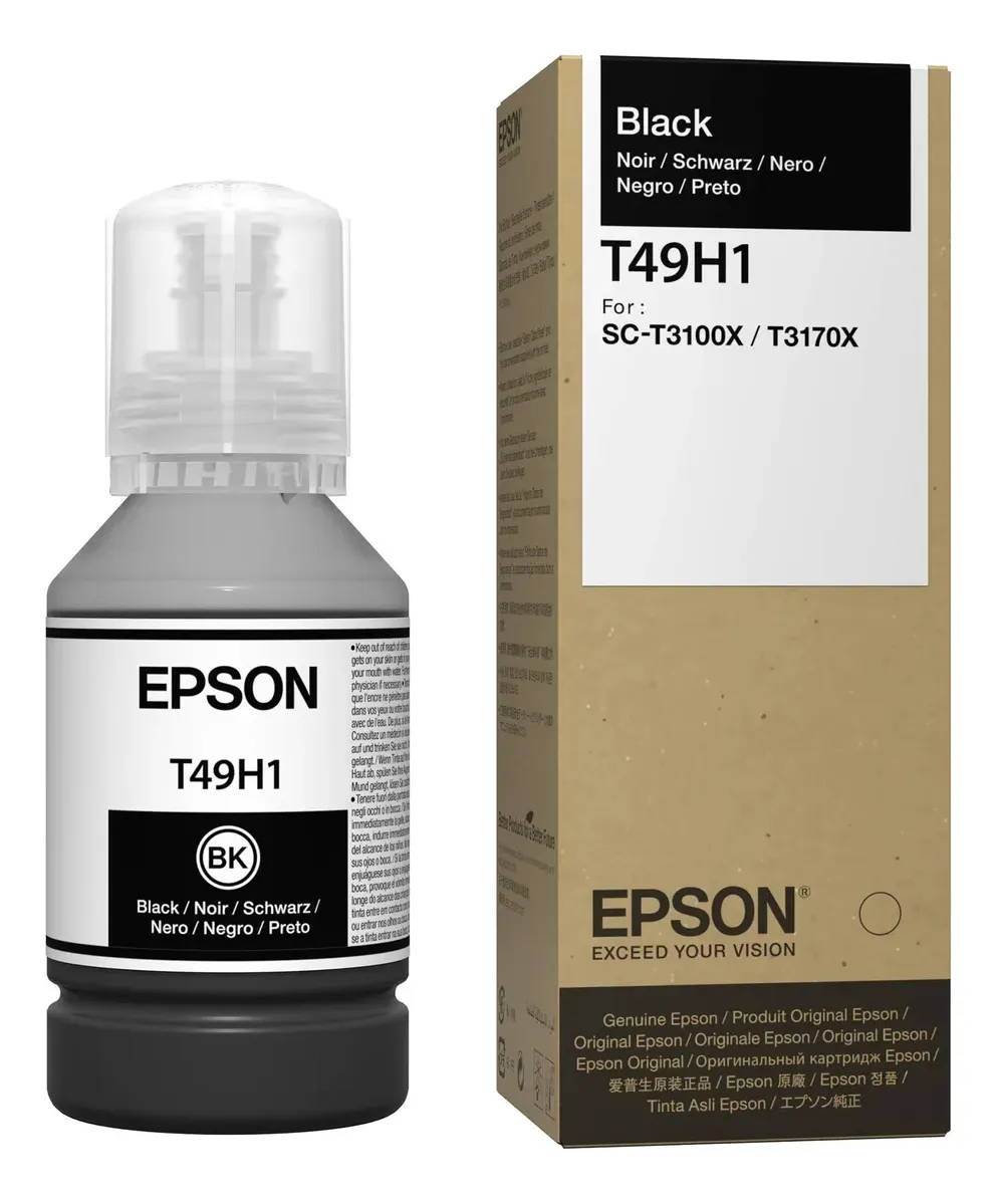 Combo Tintas Epson T49h Surecolor T3170x Negro Y Colores.