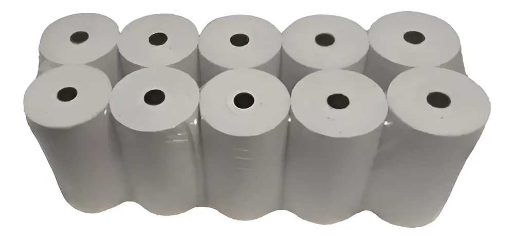 10 Rollos de papel termico 110mm x 40mts 55gr
