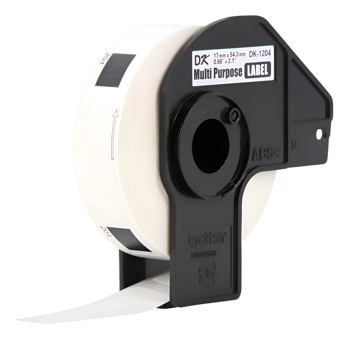 Rollo De Etiquetas Original Brother Dk 1204 17x54 Blanco