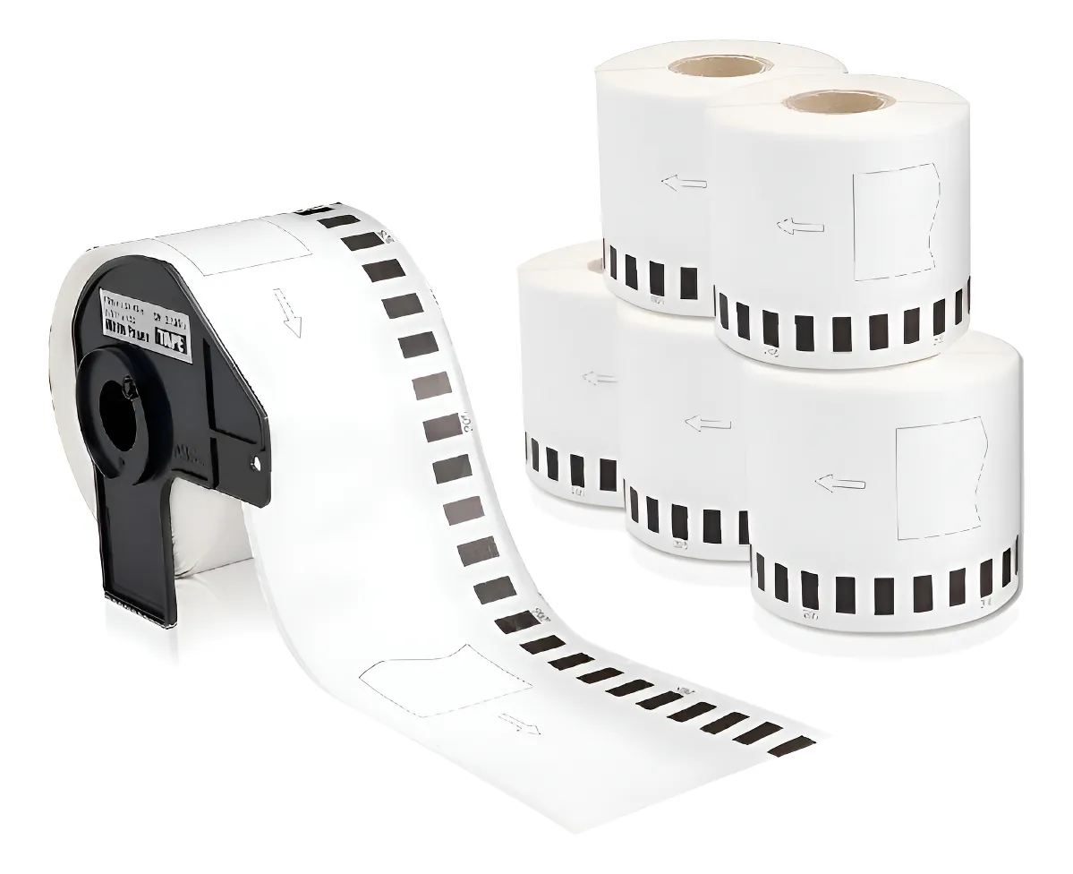 Cinta Continua Generica Dk-2205 Compatible Brother Negro/blanco