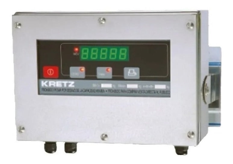 Balanza Comercial Digital Colgante Kretz Rielera 600kg 220v