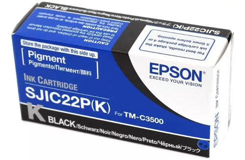 Cartucho de tinta negro EPSON para TM-C3500