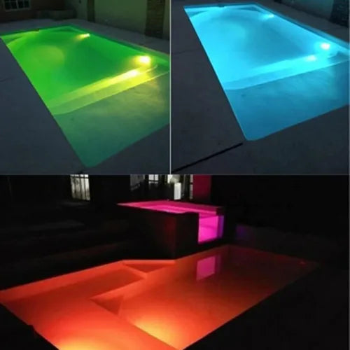 Luz led pileta Mahled policarbonato rgbw 50w