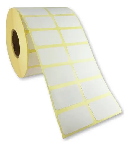 Rollo De Etiquetas Impresion Térmica 50x25mm 2 Bandas X3600u