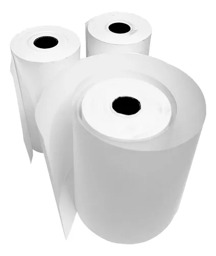 60 Rollos De Papel Térmico 110x40 110mm X40mts 55gr Termicos