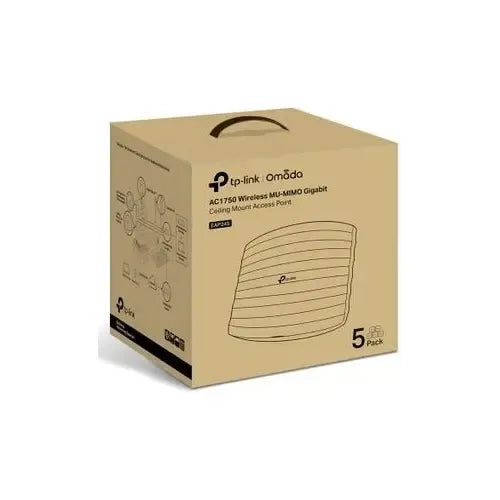 Access Point Gigabit Inalámbrico Doble Banda AC1750 con Montaje de Techo V3 S/caja (5-Pack s/Fuente)
