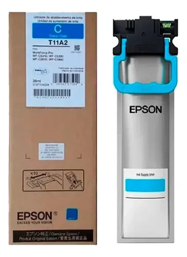 Tinta Epson Workforce T11A2 Cian para WF-5310/5810/5390/5890