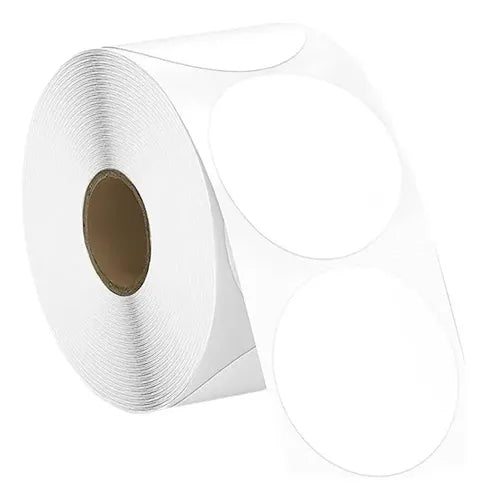 Rollo de etiquetas Ilustracion 70x70 x1000u 1 Banda Buje 40 Circular