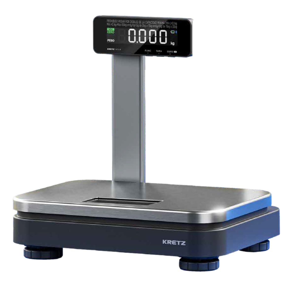 Balanza Comercial Aila Ps 30kg Con Scanner Kretz