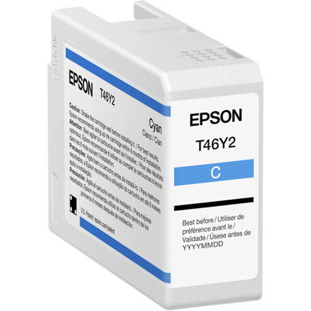 Cartucho de tinta Epson T46Y Cyan 50ML para P900