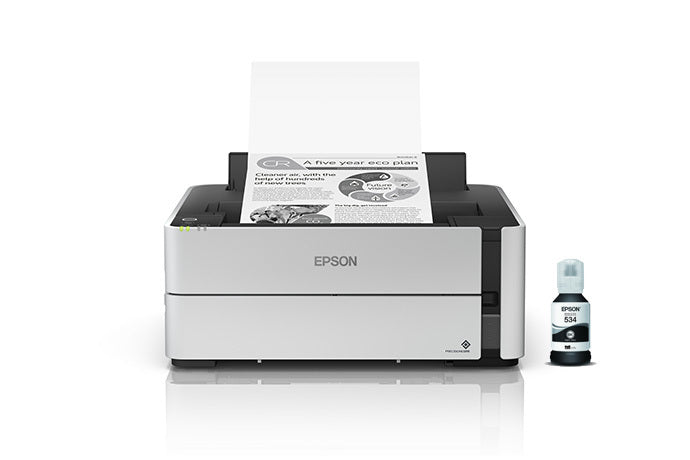 Impresora Epson Ecotank M1180 Wifi Duplex Monocromática Color Blanco/negro