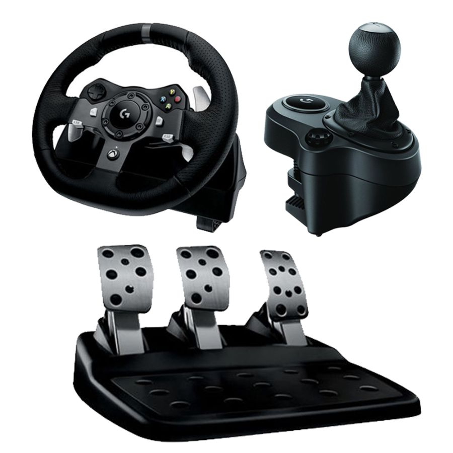 Volante Logitech G920 Xbox one y pc con Palanca de cambios