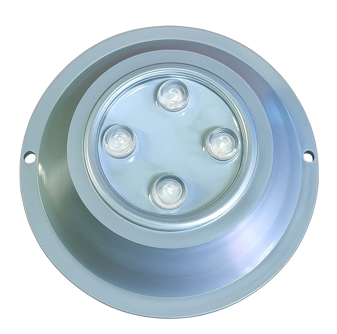 Kit Combo 3 Luces led pileta Mahled policarbonato rgbw 15w