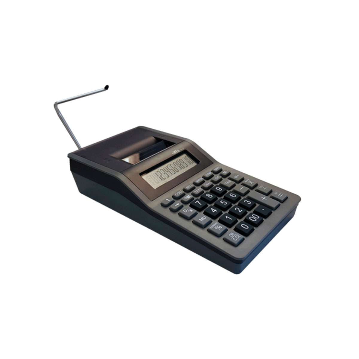 Calculadora Impresora Cifra Pr 1200 220 V 6 V 12 Digitos Color Gris