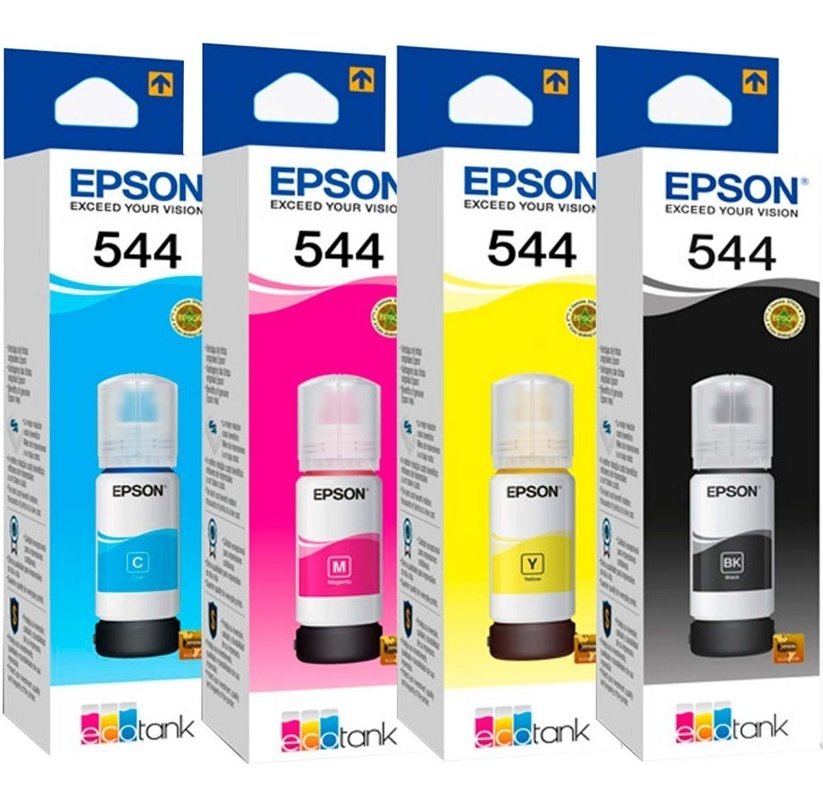 Botella de Tinta Epson T544 Negro L3210 L3250 L3150