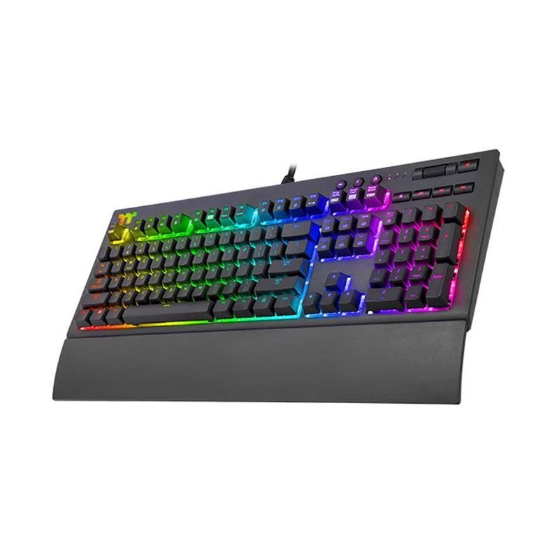 Teclado Gamer Tt Sports Premium Negro Rgb Español