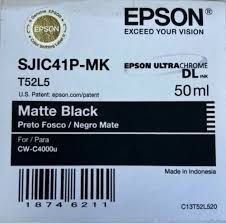 Cartucho De Tinta Epson Negro Matte Para C4000u 50ml