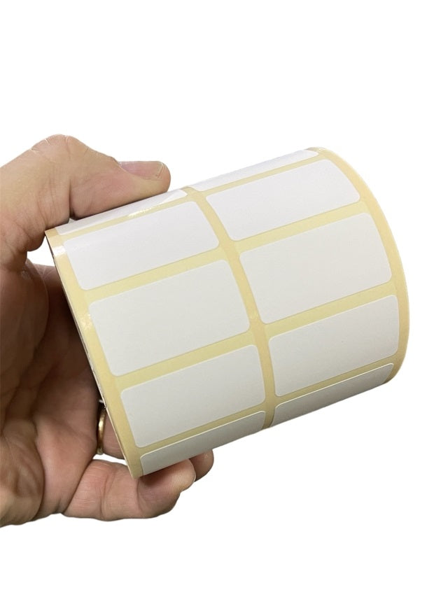 Rollo De Etiquetas Impresion Térmica 50x25mm 2 Bandas X3600u