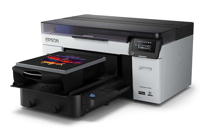 Impresora De Remeras Epson Surecolor F2270 Dtg Y Dtf Sublimacion Textil Telas Directa