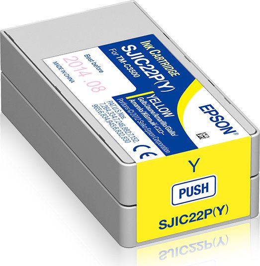 Cartucho de tinta amarillo EPSON para TM-C3500
