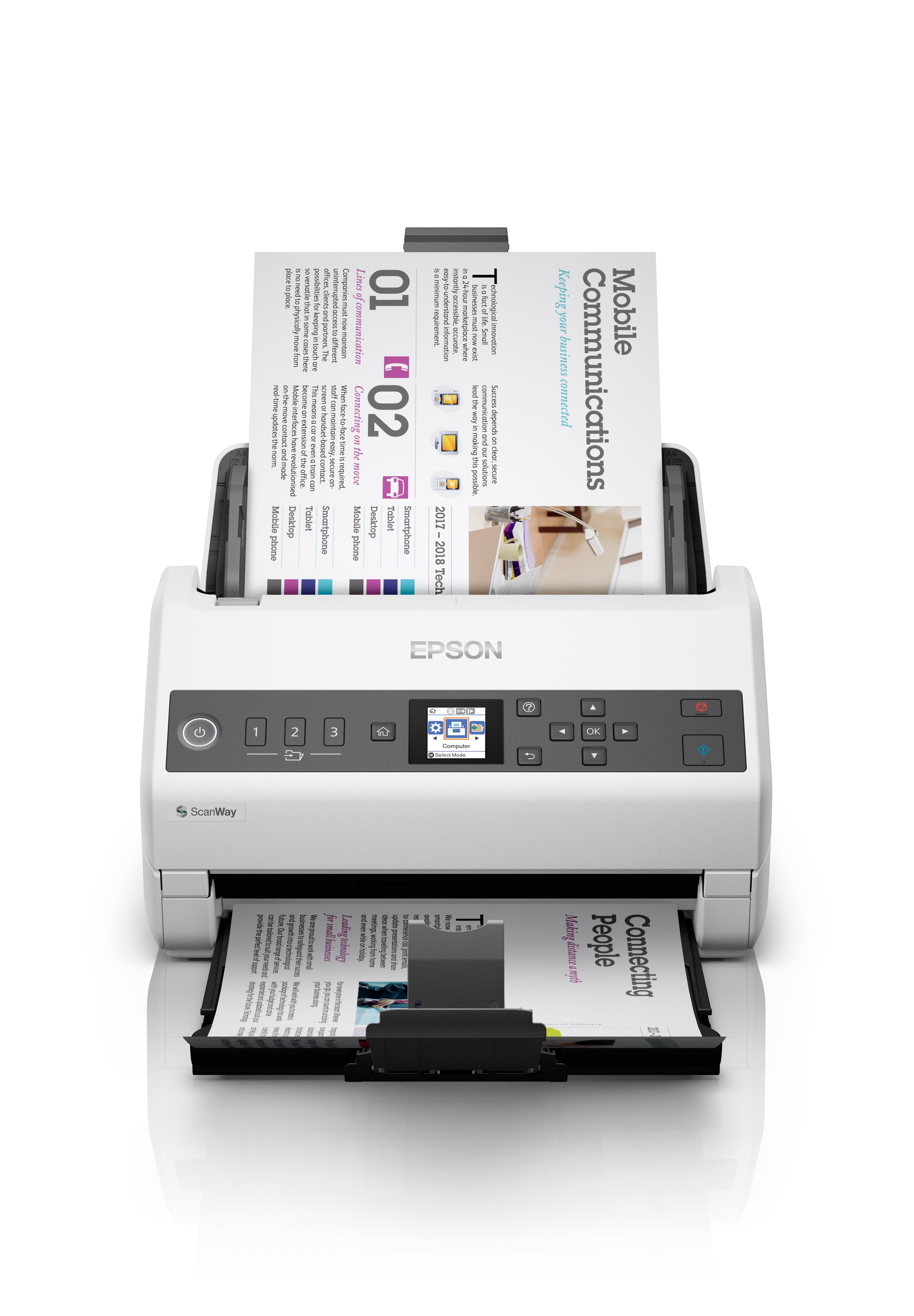 Escaner de Documentos a Color Epson DS-730N Ethernet Usb