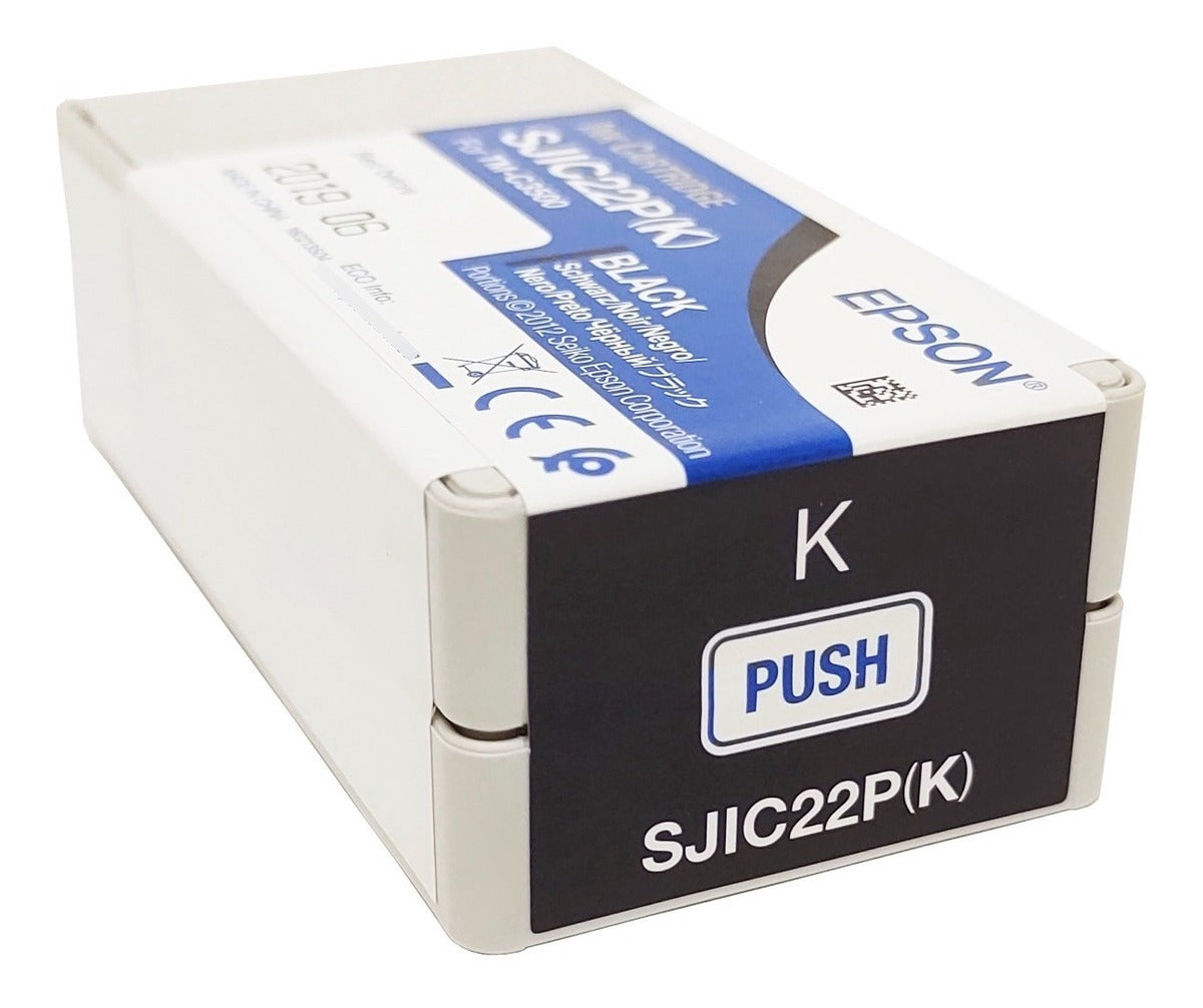 Cartucho de tinta negro EPSON para TM-C3500