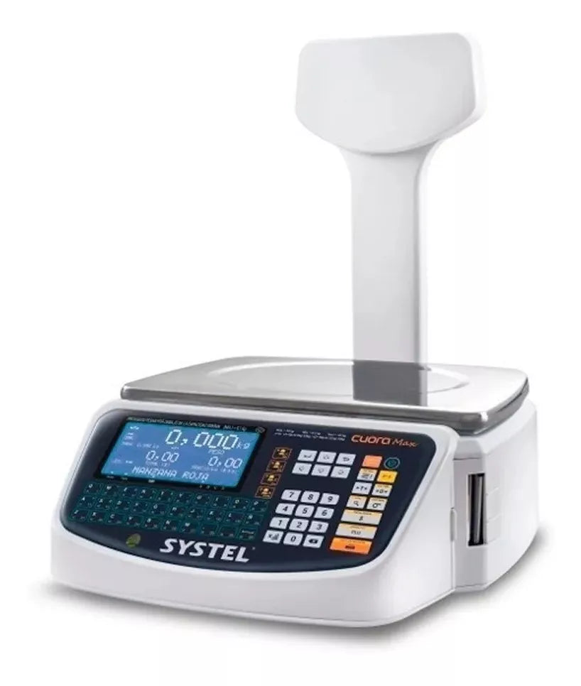 Balanza Comercial Digital Systel Cuora Max St 30kg C/mástil
