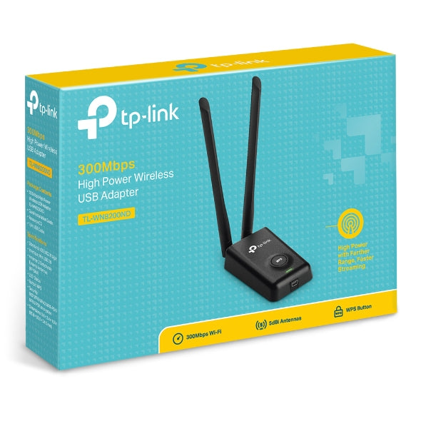 Adaptador Usb Inalámbrico De Alta Potencia 300mbps Wifi