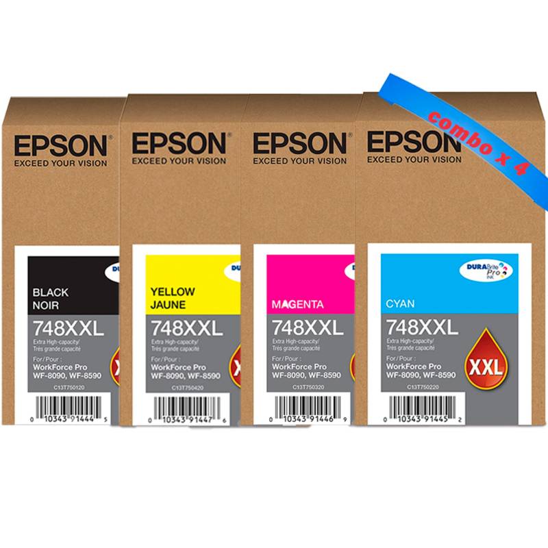 Juego completo de tintas para Epson Workforce 6090 - 6590
