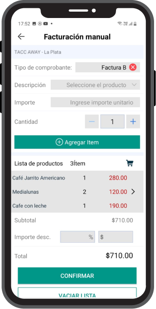 Software Baiwang mobile + comandera termica 57mm