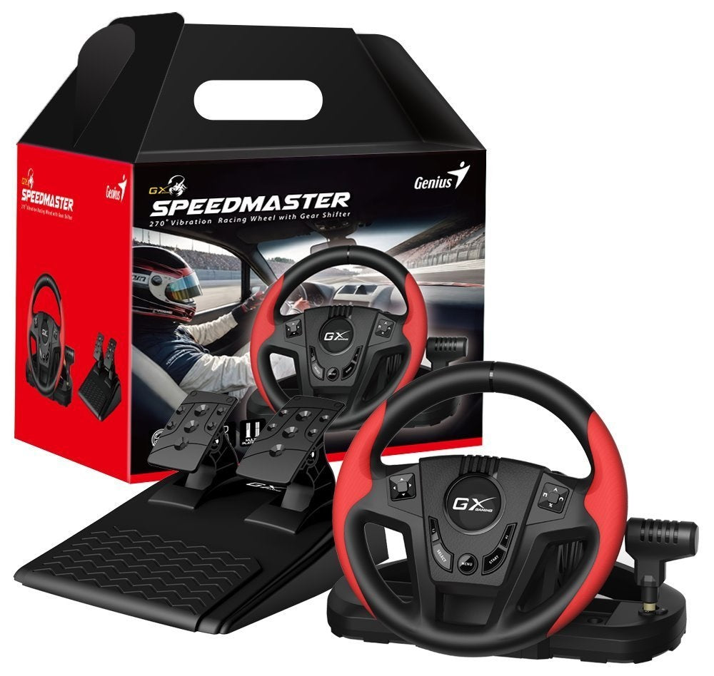 Volante y Pedalera Genius Speedmaster Ps4/pc