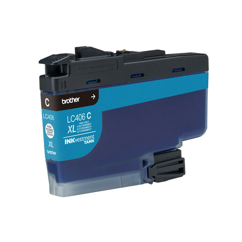 Cartucho de tinta Brother Lc 406 cyan para Mfc J6955