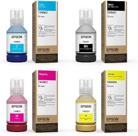 Kit Completo Botellas de tinta Epson F170 T49M 140ml