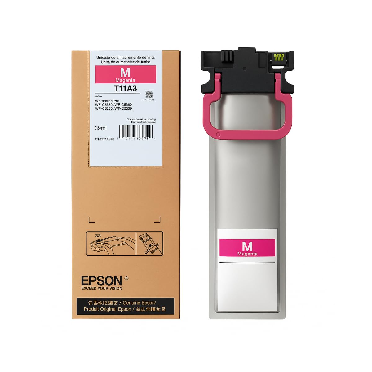 Tinta Epson Workforce T11A3 Magenta para WF-5310/5810/5390/5890