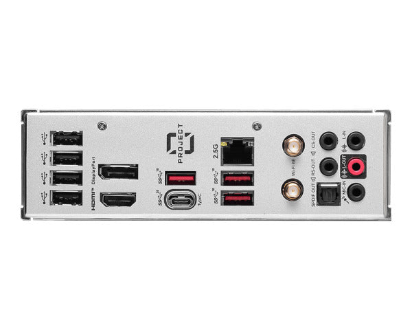 Motherboard Msi B760M Pz Ddr5 S1700 conexion trasera