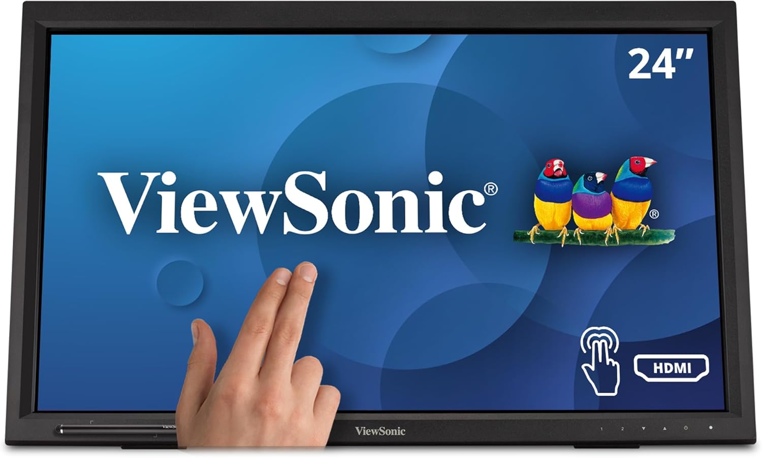 Monitor Tactil Touchscreen Viewsonic Led 24 Td2423d 1080p