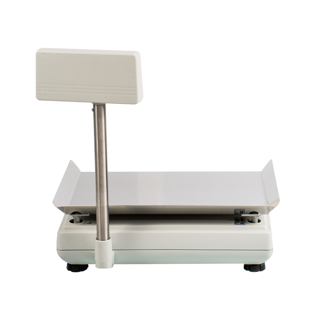 Balanza Comercial Electronica Kretz Novel Eco 2 30kg Con Bateria Mástil Bandeja Acero Inox