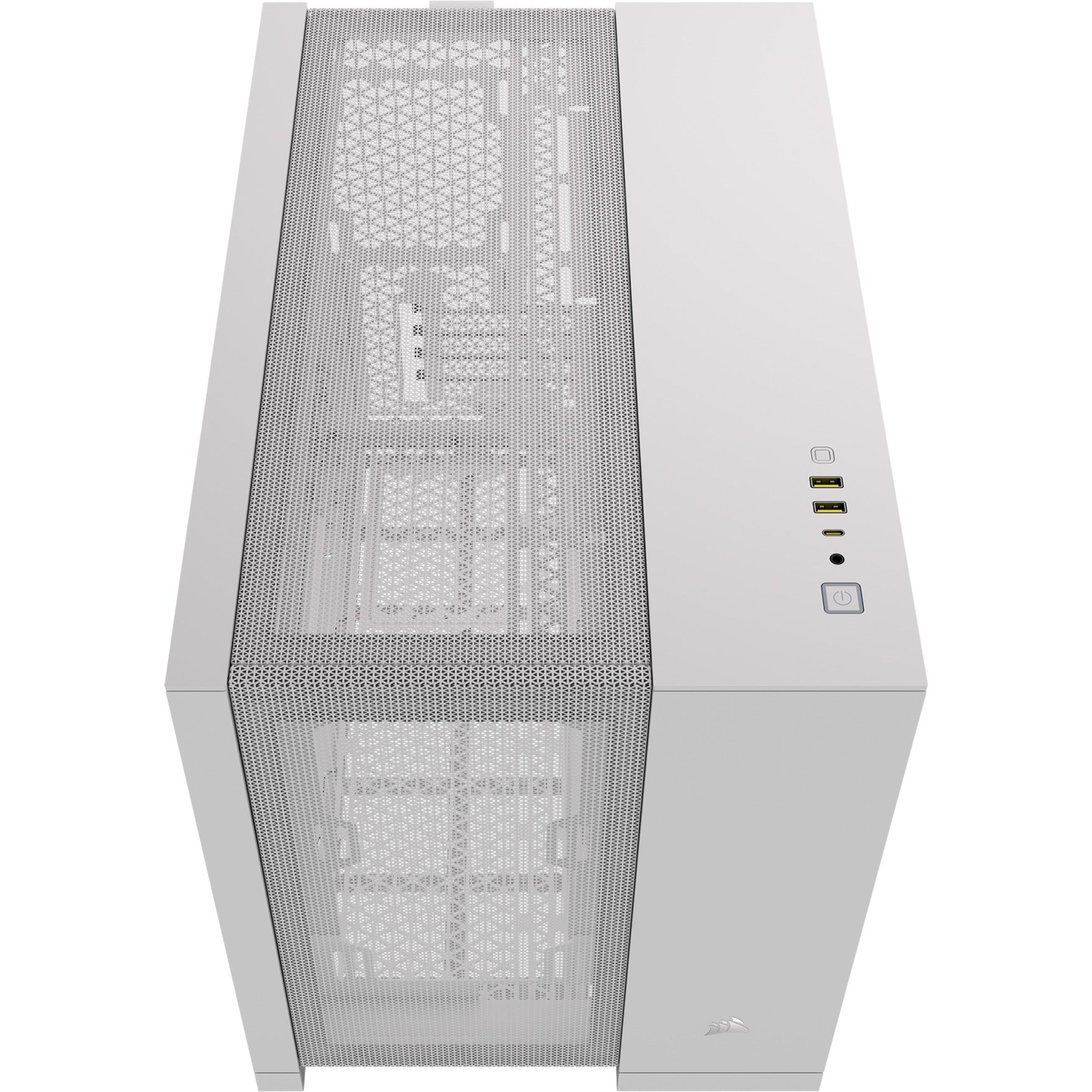 Gabinete Gamer Corsair 2500d Airflow Matx Dos Cámaras Blanco