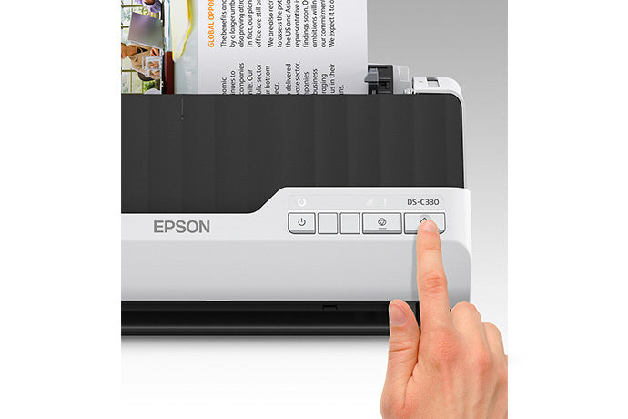 Escáner Epson Ds-c330 Con Alimentador Automático Documentos Color Blanco
