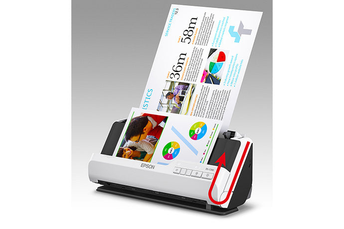Escáner Epson Ds-c330 Con Alimentador Automático Documentos Color Blanco