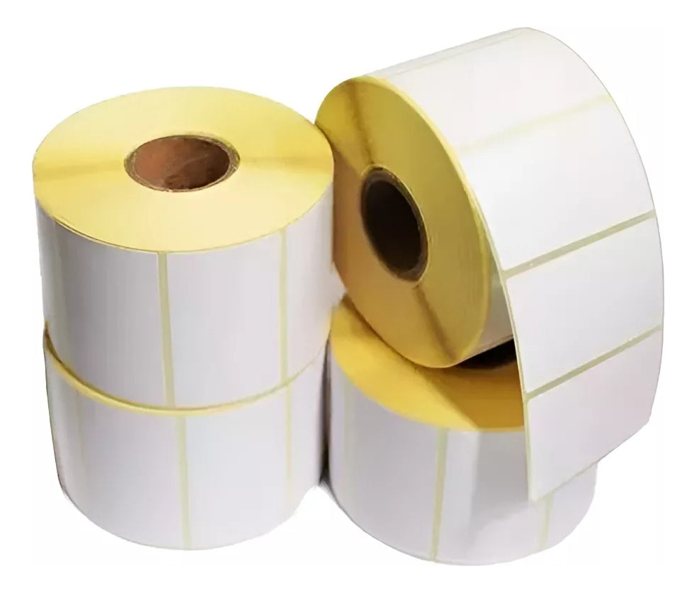 Pack x20 Rollos de Etiquetas Ilustracion 55x44 Impresoras Etiquetas con Ribbon