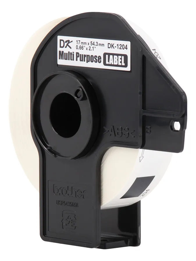 Rollo De Etiquetas Original Brother Dk 1204 17x54 Blanco